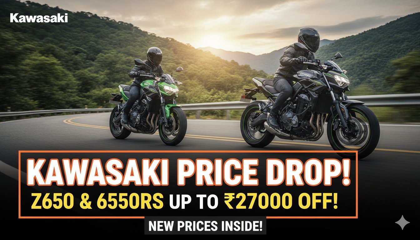 Kawasaki Z650 and Z650RS motorcycles with price cut details