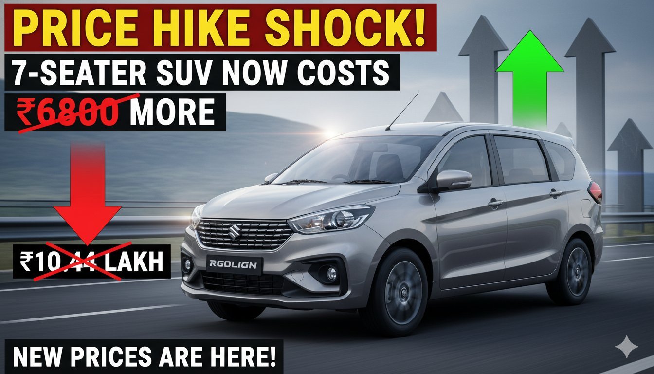 Toyota Rumion 7-seater MPV in white color front view