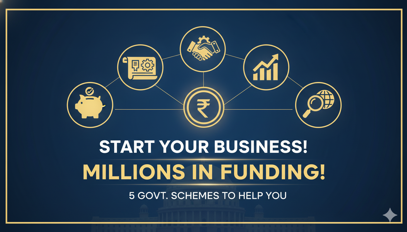 युवा उद्यमी सरकारी योजनाओं से बिजनेस फंडिंग प्राप्त करते हुए