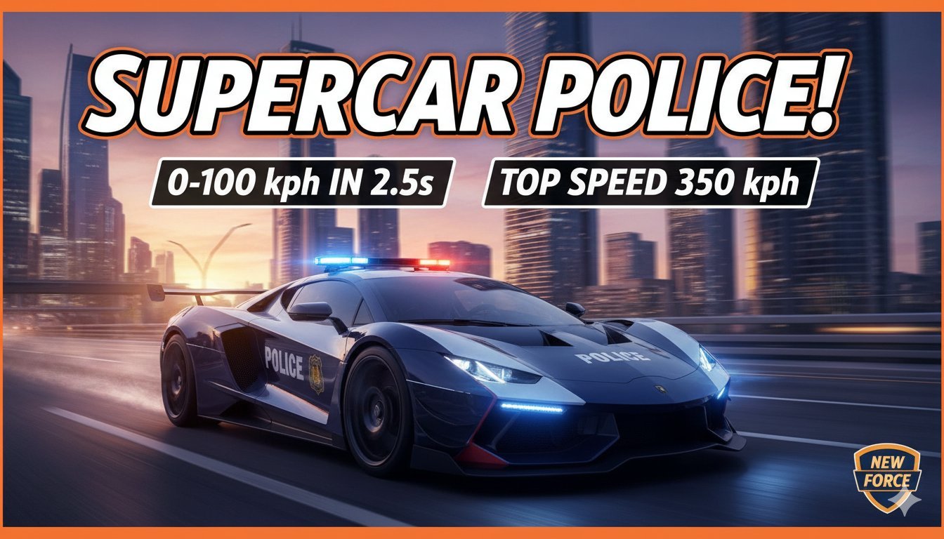 दुबई पुलिस की नई Mansory मॉडिफाइड Lamborghini Revuelto सुपरकार, नीले-लाल पुलिस लाइट्स के साथ हाई-स्पीड परफॉर्मेंस वाली