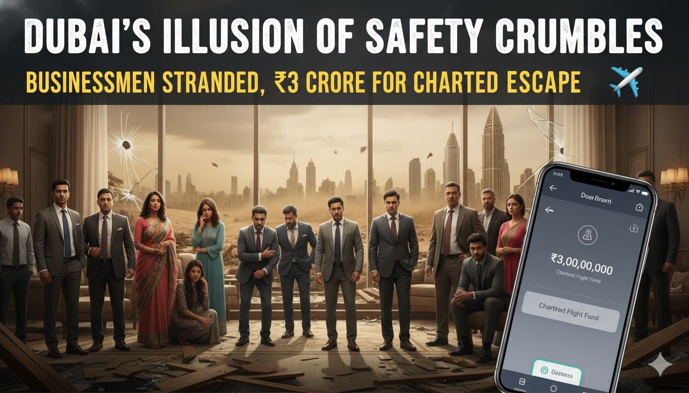 दुबई एयरपोर्ट पर फंसे यात्रियों और प्राइवेट जेट से निकासी की कोशिश करते अमीर कारोबारी